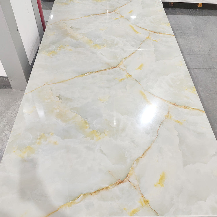 High gloss UV marble wall panel sheet for commercial interior sourcing