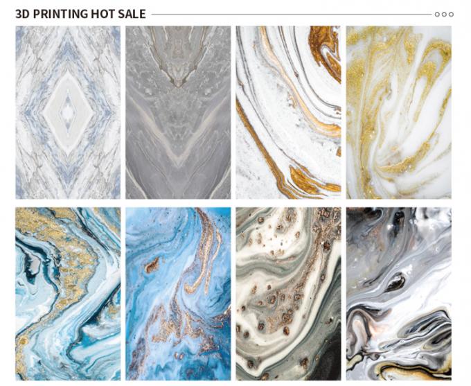 High Gloss UV Marble Wall Panel Interior Decoration-PVC+1220×2440×3mm