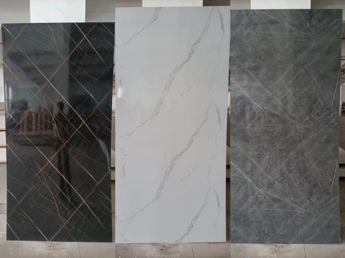 High Glossy PVC Marble Board UV Marble Sheet Laminated Board For Wall Decoration 1220×2440 / 1220×2800 / 1220×2900mm (Multiple Size Options)