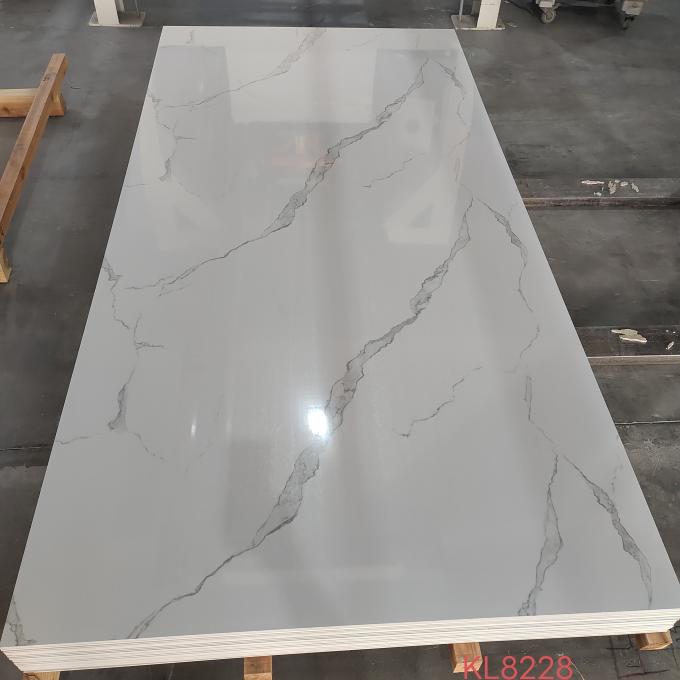 High Glossy PVC Marble Board UV Marble Sheet Laminated Board For Wall Decoration 1220×2440 / 1220×2800 / 1220×2900mm (Multiple Size Options)