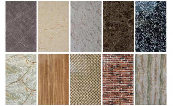 High Glossy PVC Marble Board UV Marble Sheet Laminated Board For Wall Decoration 1220×2440 / 1220×2800 / 1220×2900mm (Multiple Size Options)