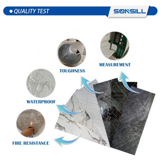 High Glossy PVC Marble Board UV Marble Sheet Laminated Board For Wall Decoration 1220×2440 / 1220×2800 / 1220×2900mm (Multiple Size Options)