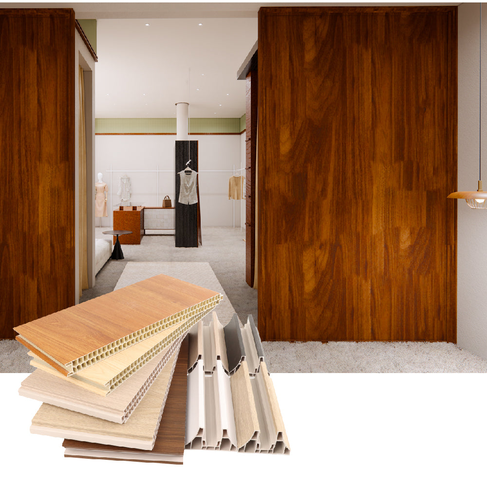 PVC Partition Wall Panel - Interior Office Room Divider Decorative — image 5