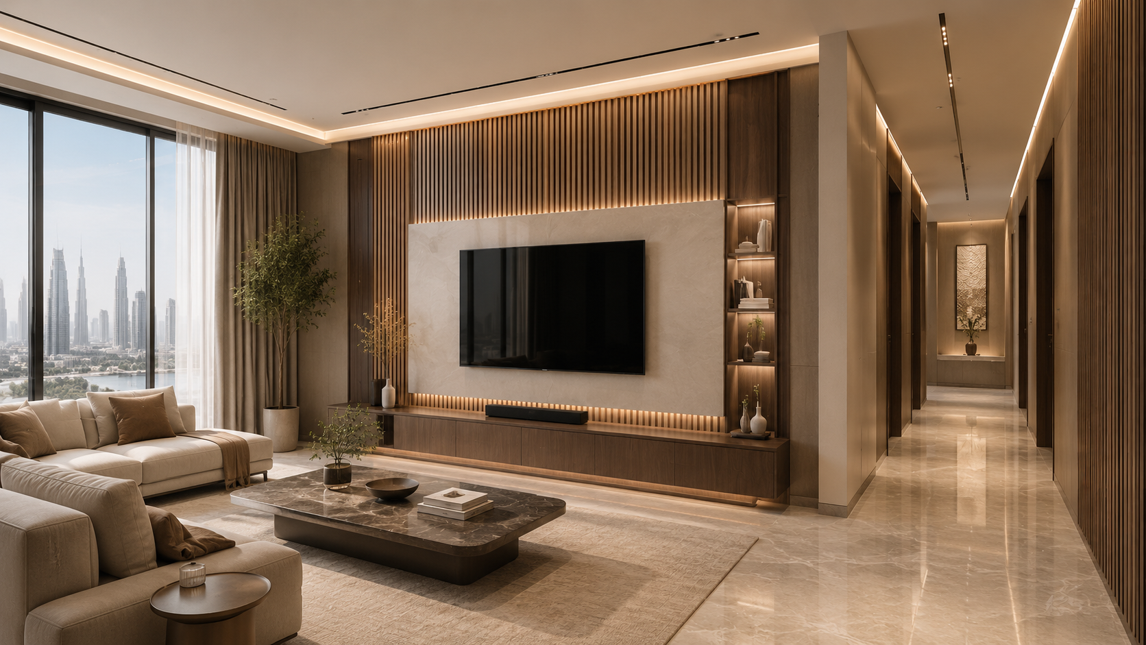WPC Wall Panel for Hotels - Lobby, Corridor, Guest Room