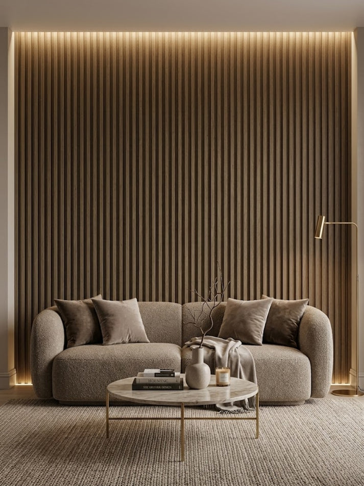WPC Fluted Wall Panel 10mm 159x2900mm - Interior Slat Cladding