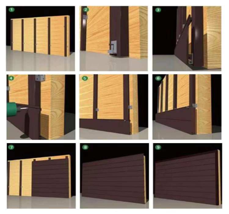 Outdoor WPC Wall Cladding Waterproof Exterior Wall Panel-Wood Plastic Composite-219×26mm