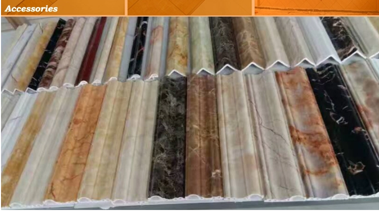 Feuille de marbre en PVC sans pollution 1220×2440mm 2–5mm