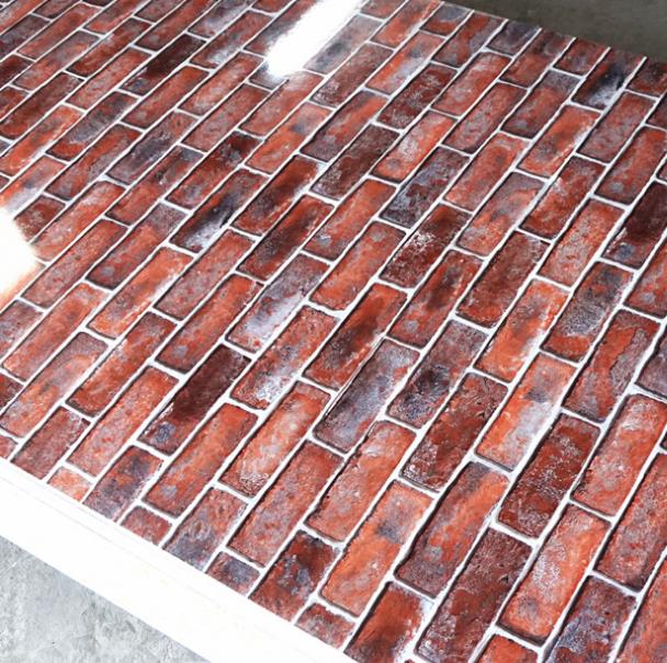 Lámina de PVC para decoración de paredes impermeable diseño mármol - 1220×2440mm 1220×2800mm