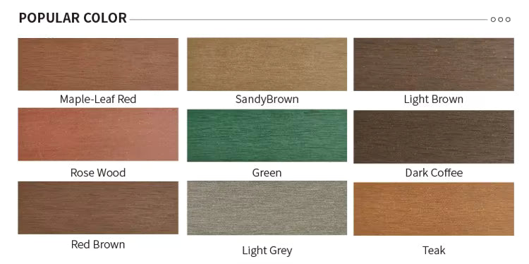 Outdoor WPC Wall Cladding Waterproof Exterior Wall Panel-Wood Plastic Composite-219×26mm