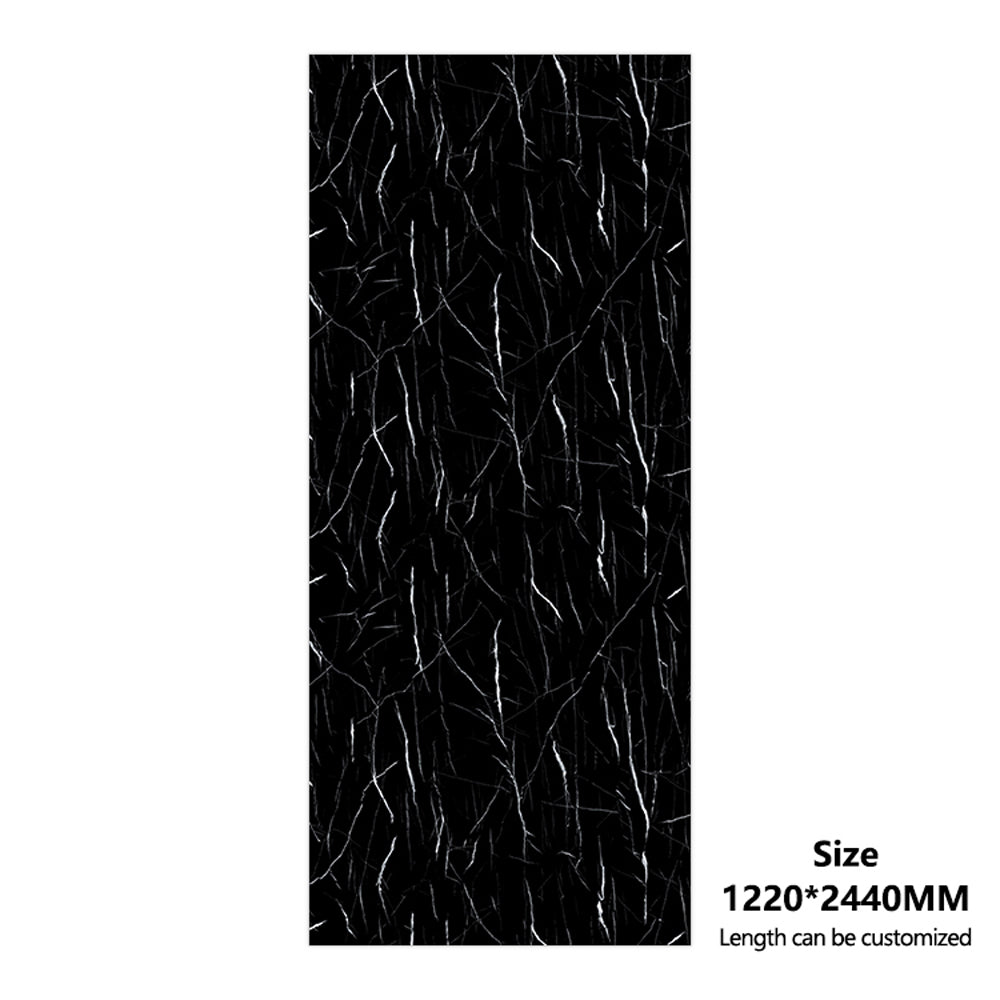 Panneau PVC marbré UV Nero Black Gold - Revêtement mural de salle de bain haut de gamme