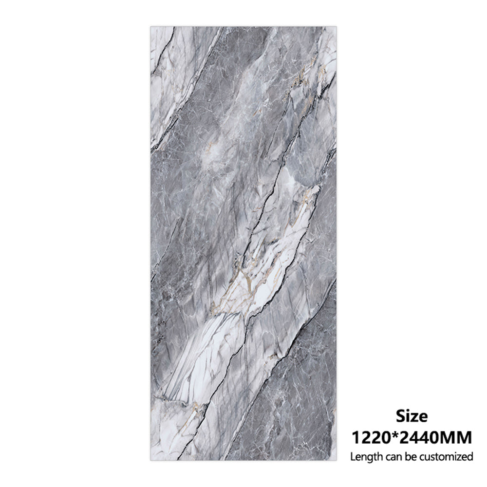 Panel de mármol de PVC UV Carrara Grey - Salpicadero moderno para cocina