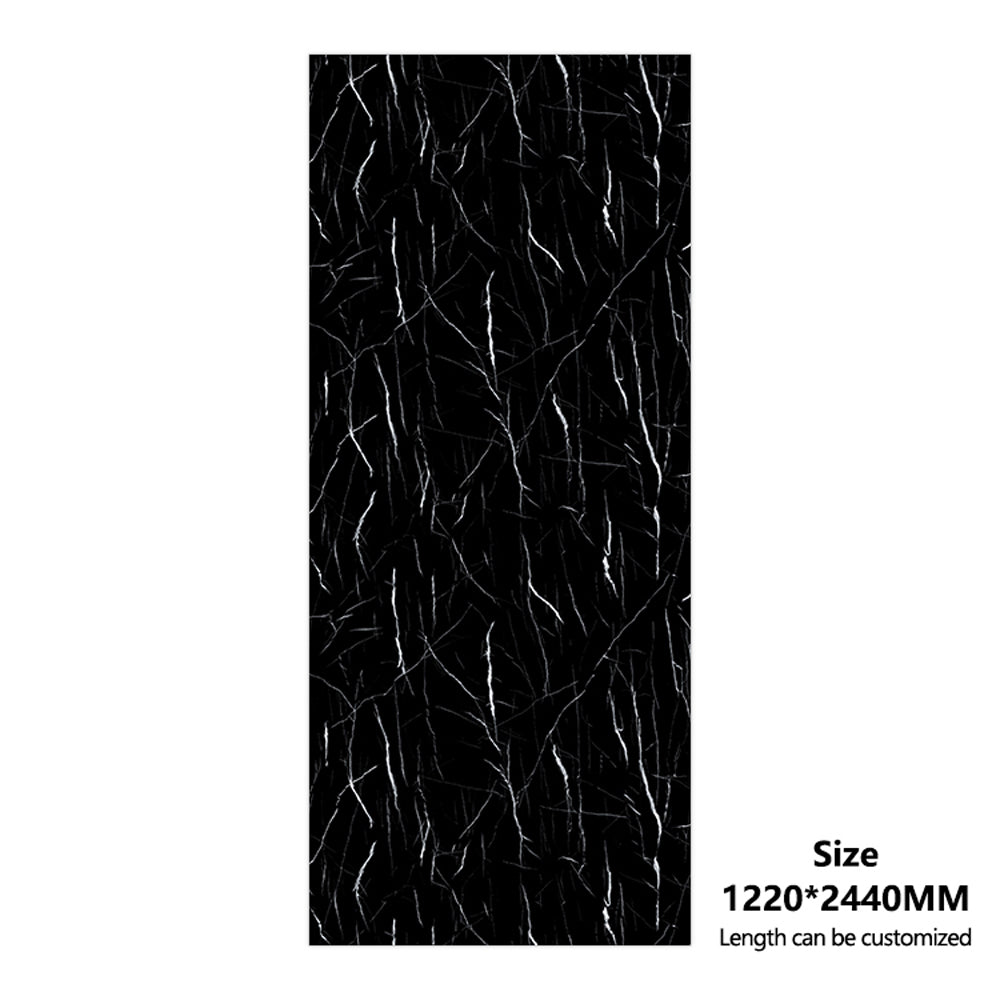 Panneau PVC marbré UV Nero Black Gold - Revêtement mural de salle de bain haut de gamme