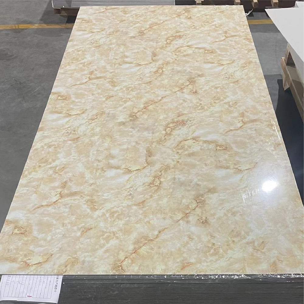 Plancha de Mármol UV Travertino Beige - Panel Decorativo para Baño de Spa