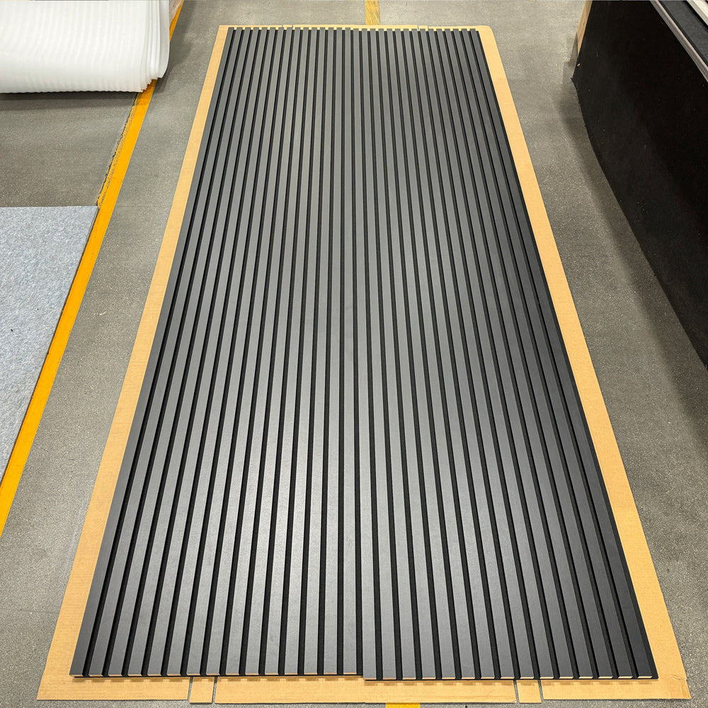 Panneau acoustique en feutre PET 12 mm Gris – Réduction du son pour bureau ouvert