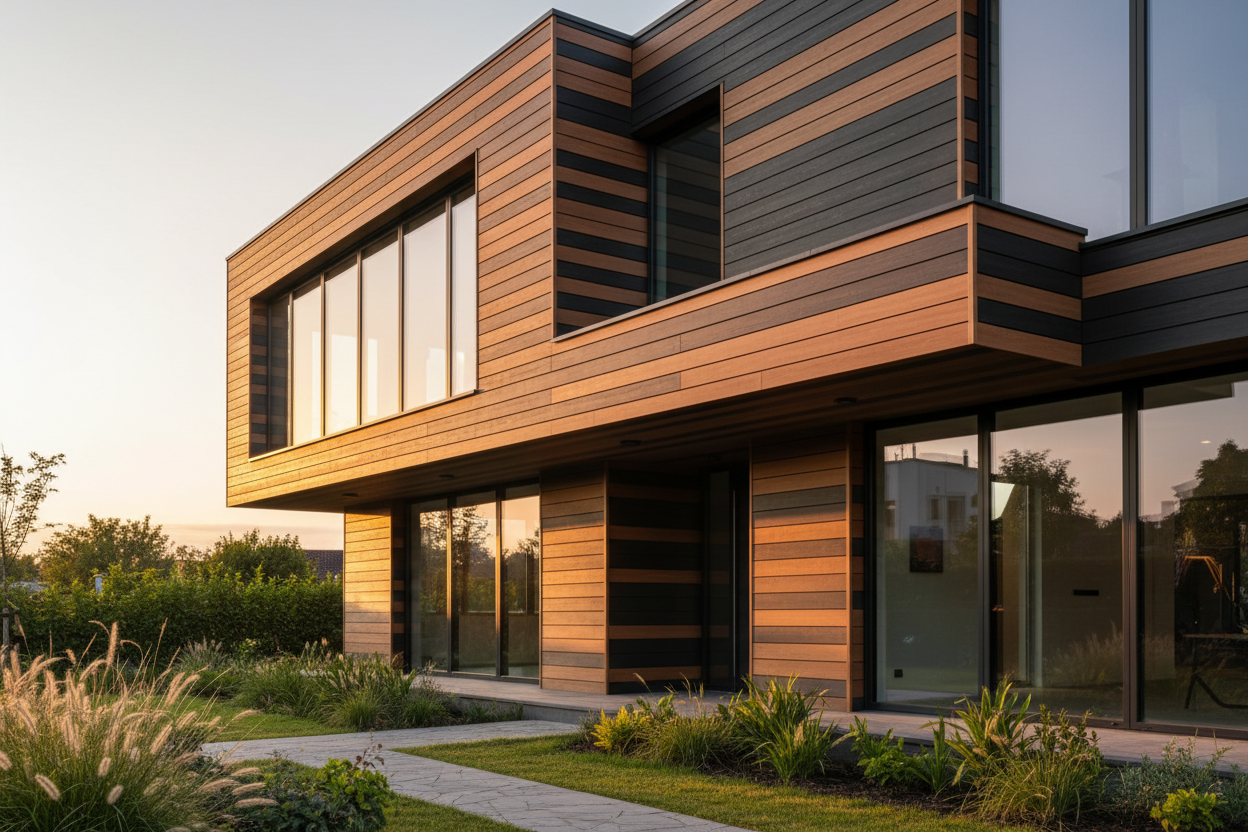 Outdoor WPC cladding programmes
