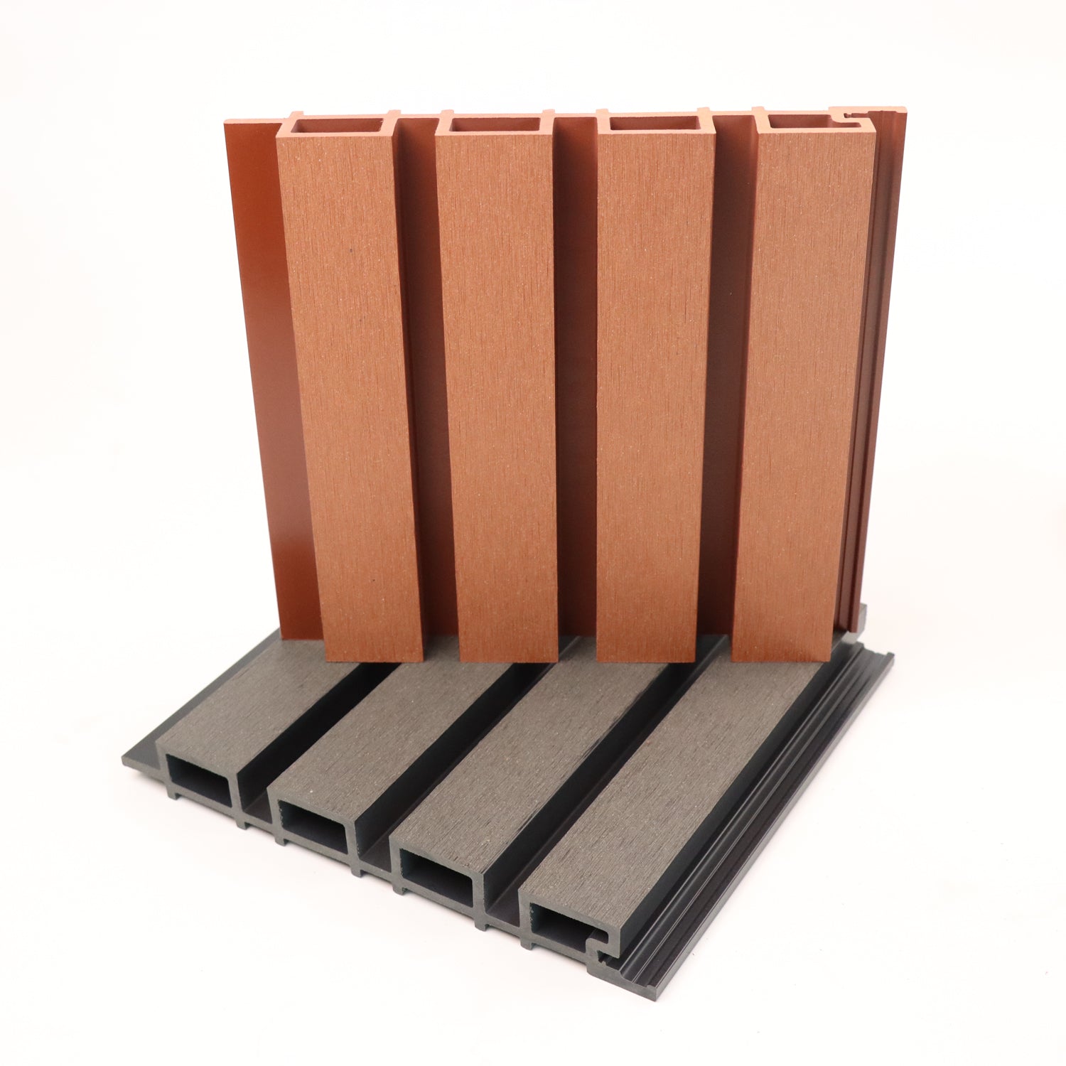 Revestimiento de pared coextruido WPC 219x26mm - Fachada exterior anti-UV