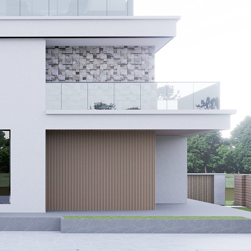 WPC Cladding 195x23mm Light Grey - Modern Minimalist Facade — image 7