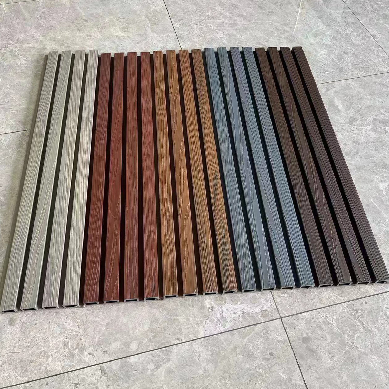 WPC Cladding 170x23mm Teak - Pool Side Villa Exterior — image 4