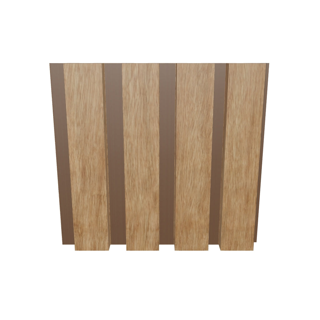 Revestimiento de pared coextruido WPC 219x26mm - Fachada exterior anti-UV