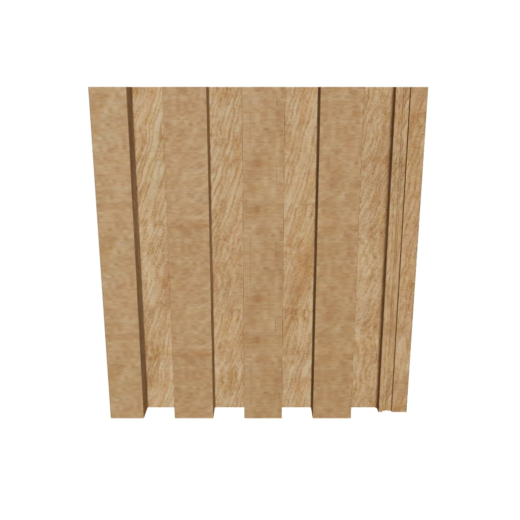 Revestimiento de pared coextruido WPC 219x26mm - Fachada exterior anti-UV