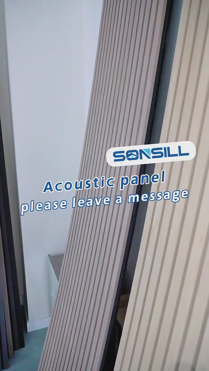 Panneau acoustique mural intérieur en MDF, placage bois insonorisé - 21×600mm