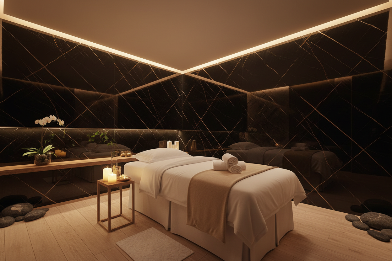 Plaque de marbre UV Nero Black Gold