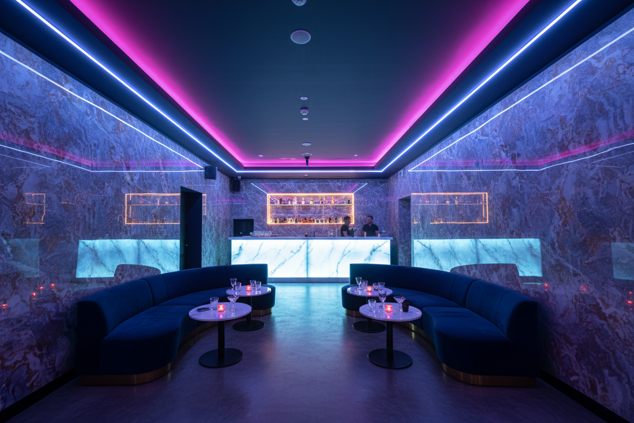 SONSILL UV深色高光板 夜店VIP场景