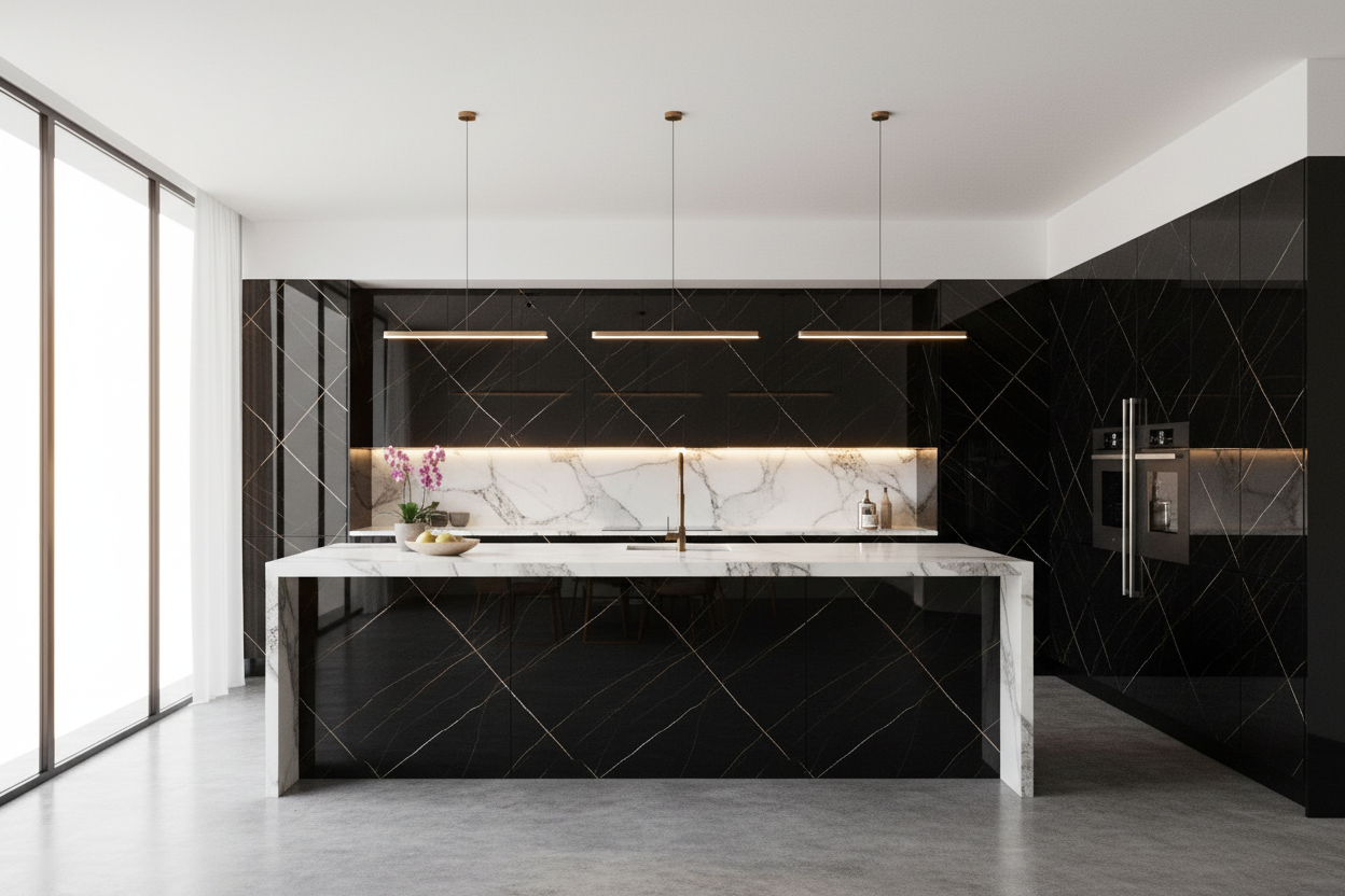 Lámina de mármol UV Travertino Beige